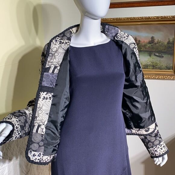 Silkland 100% Silk Floral Print Jacket - Picture 9 of 10